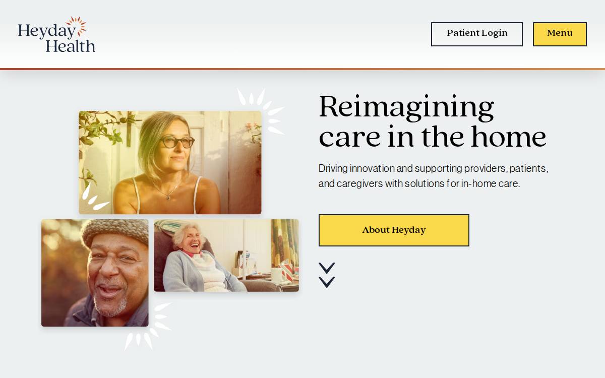 Heyday website preview