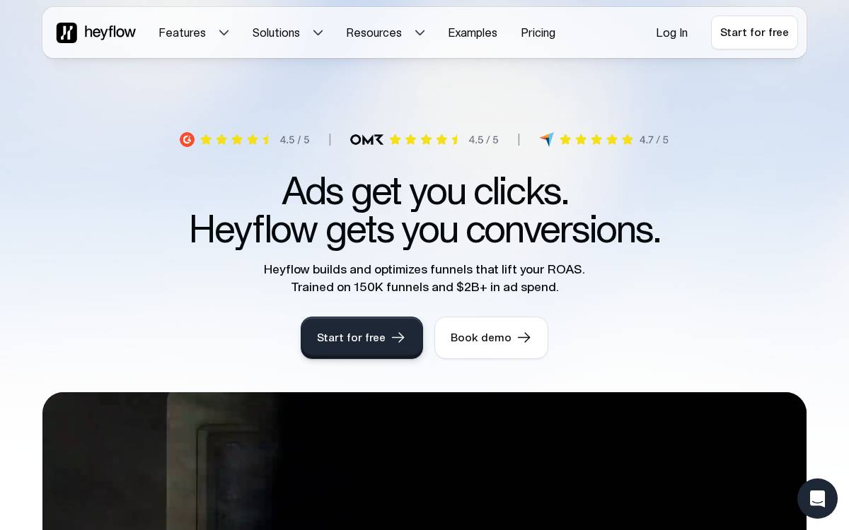 Heyflow website preview