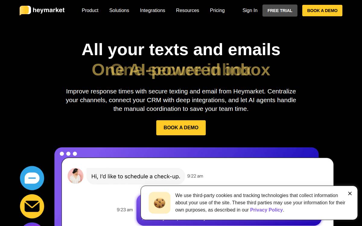 Heymarket website preview