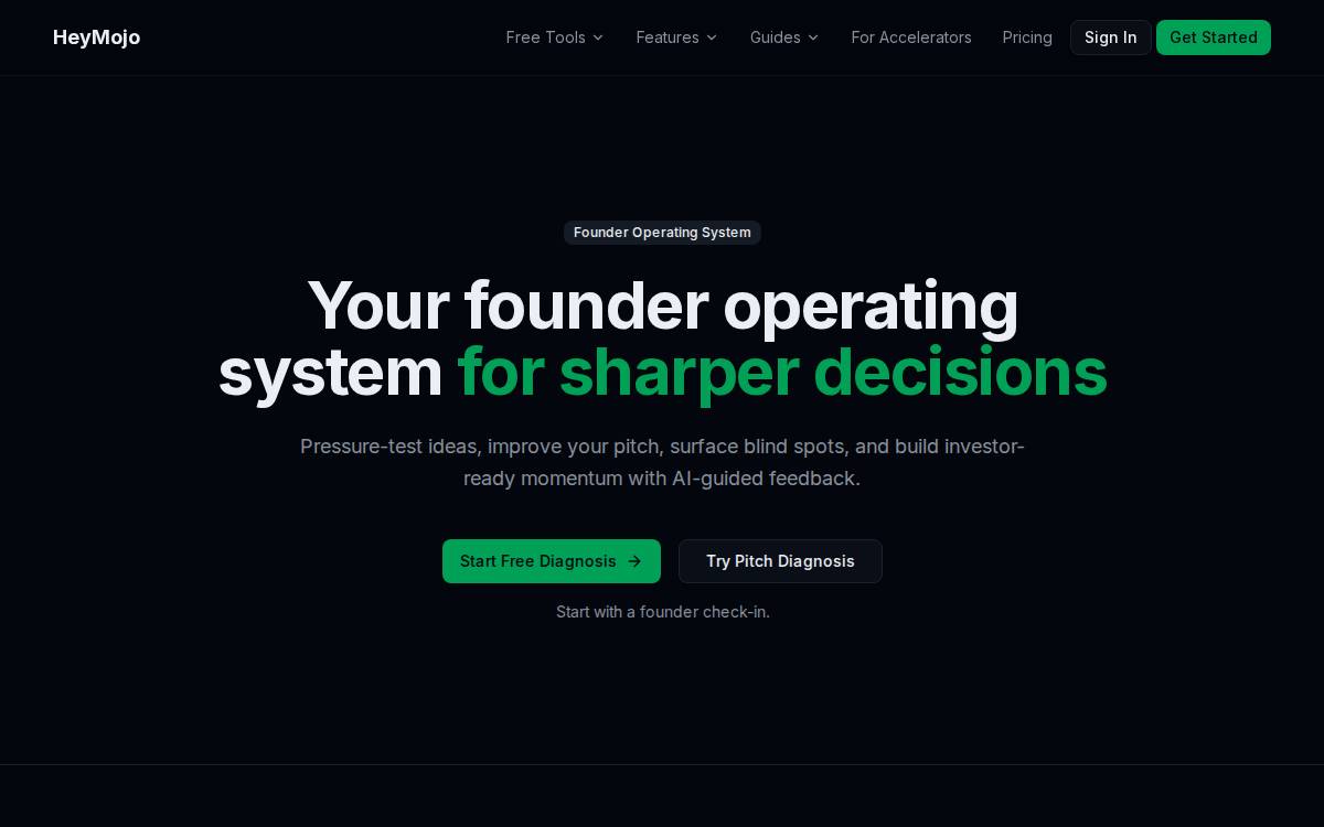 Heymojo website preview