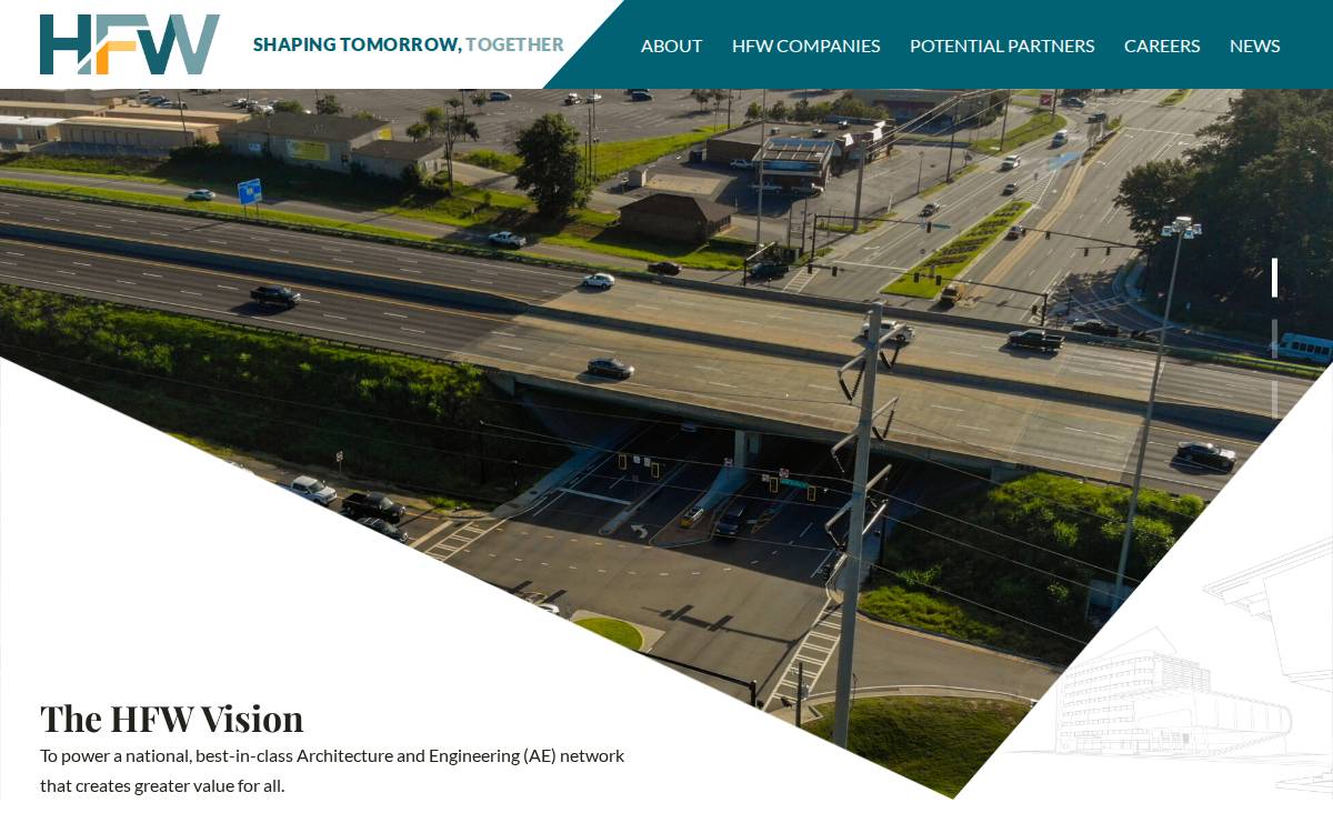 Hfwcompanies website preview