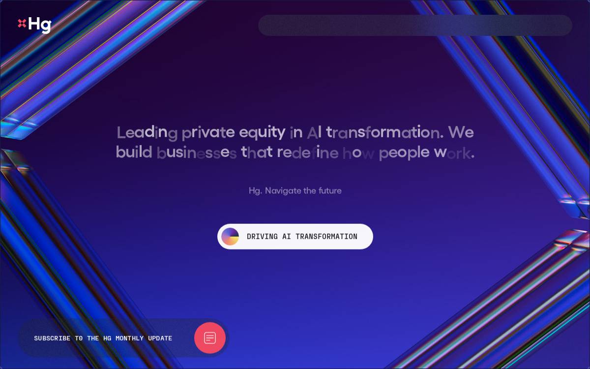 Hg Capital website preview