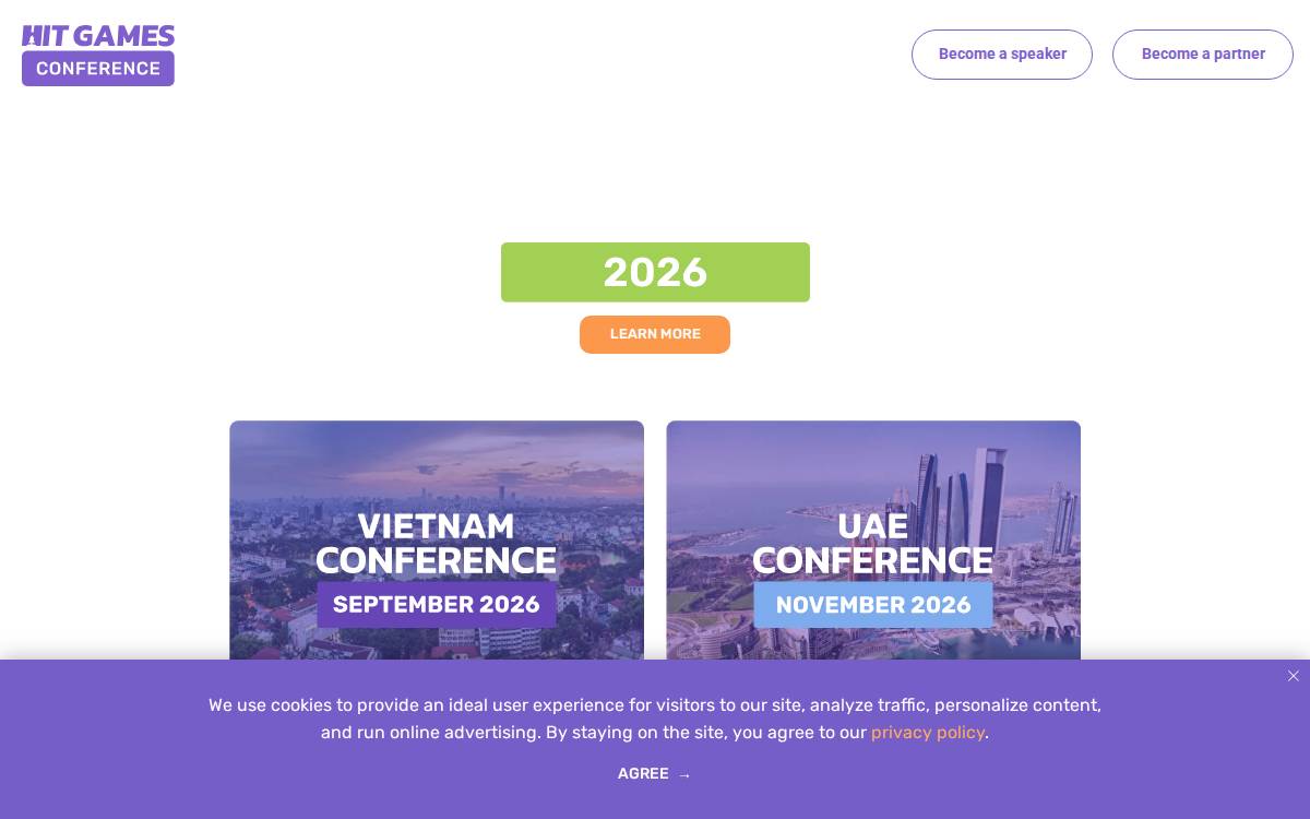 Hgconf website preview
