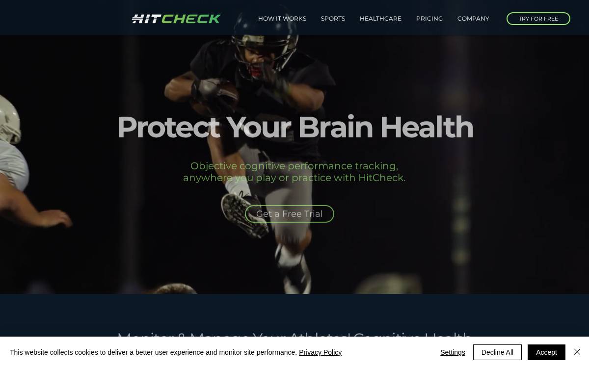 HitCheck website preview