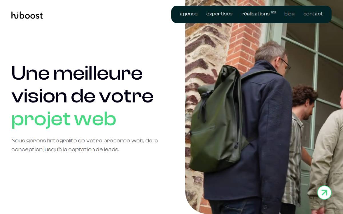Hiboost website preview