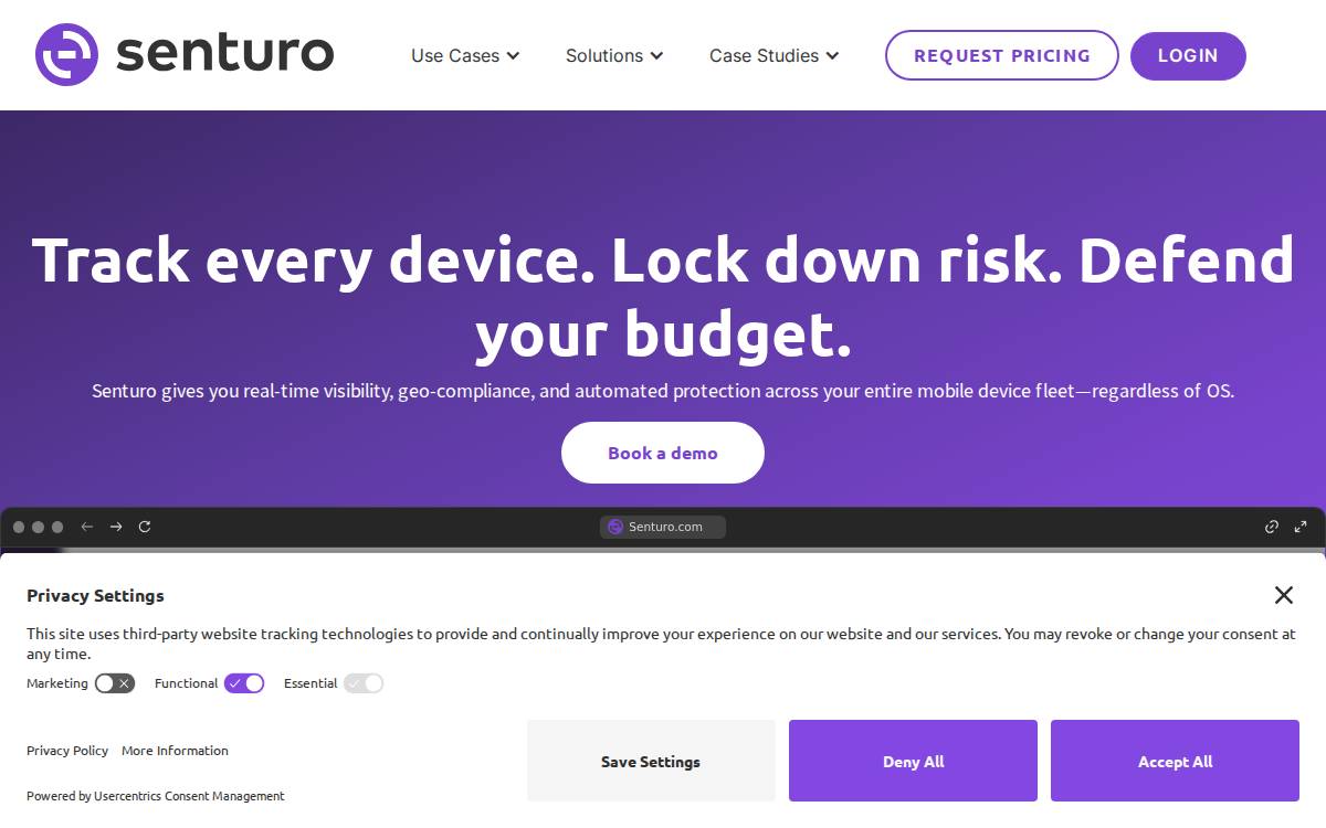 Hidden App website preview