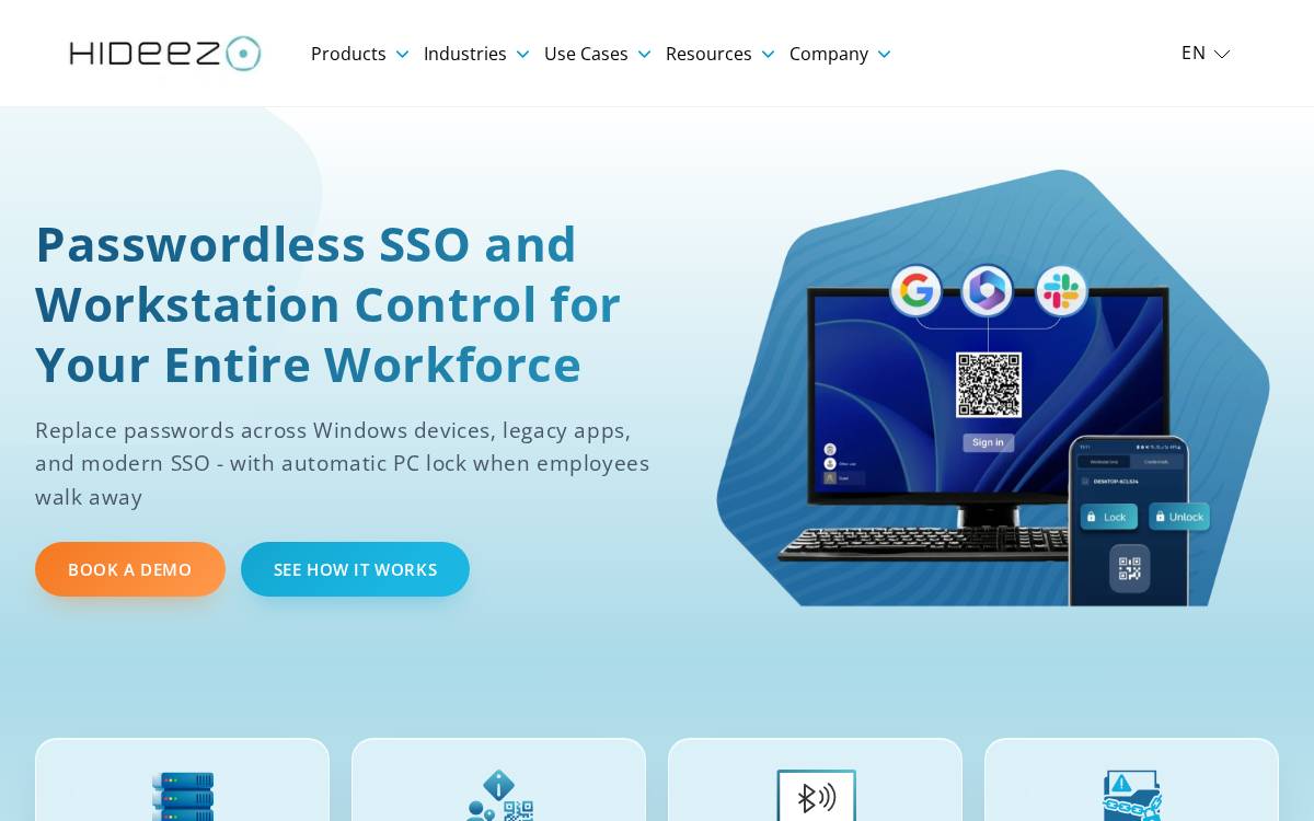 HIDEEZ website preview