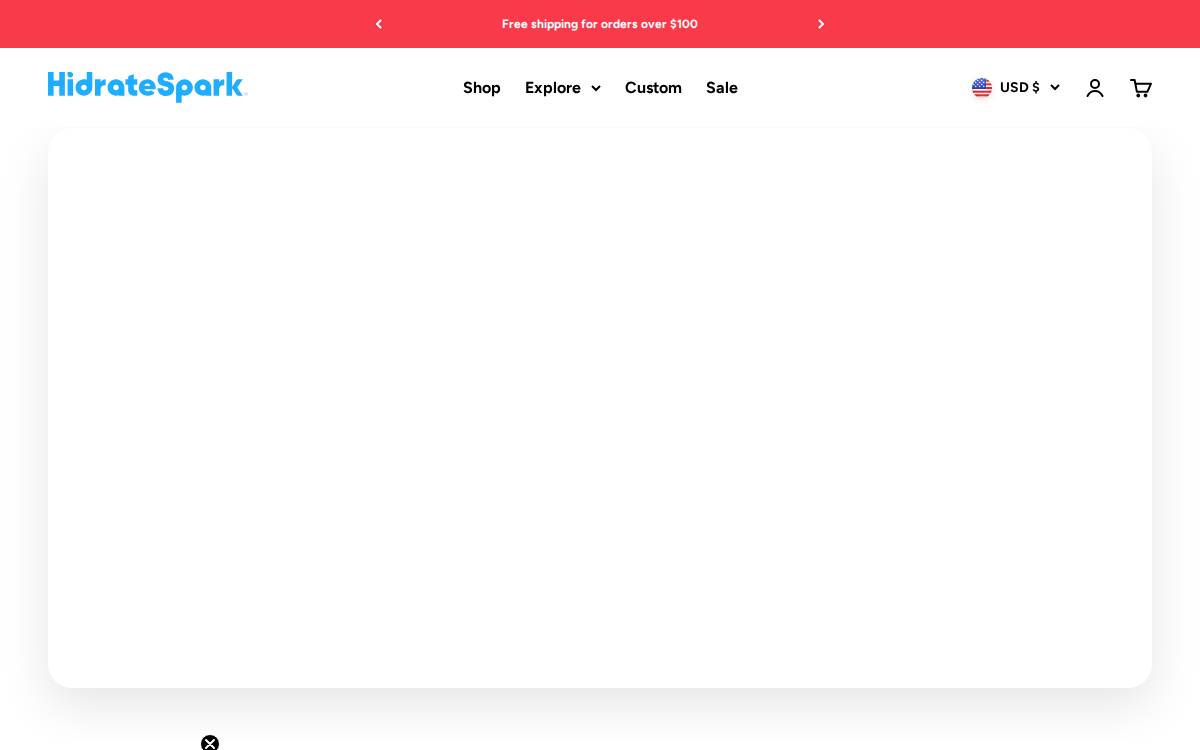 Hidrate website preview