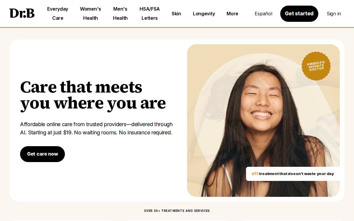 Hidrb website preview