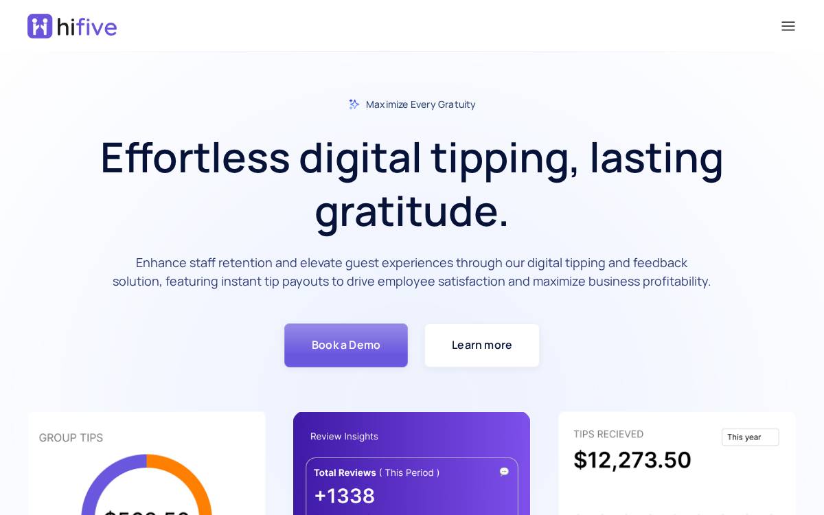 hifive website preview