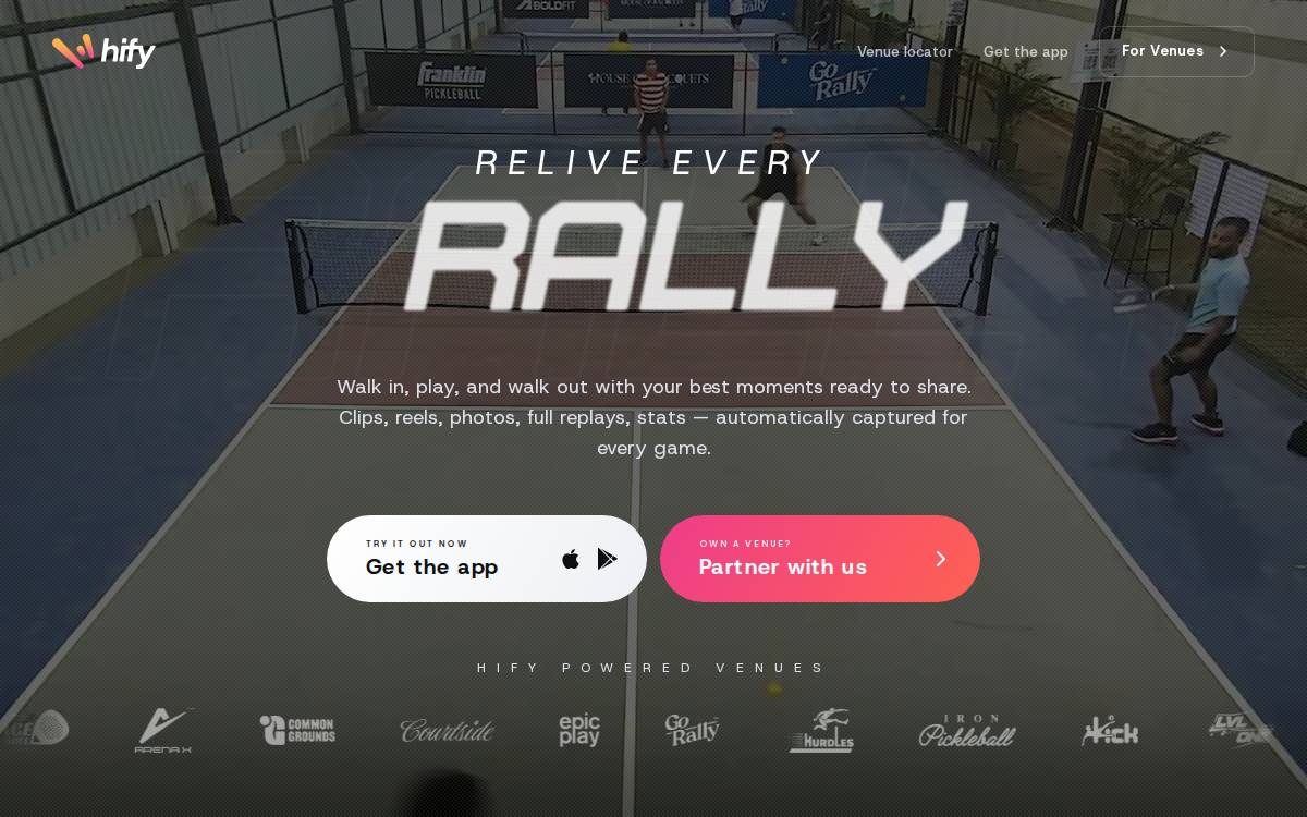 Hify website preview