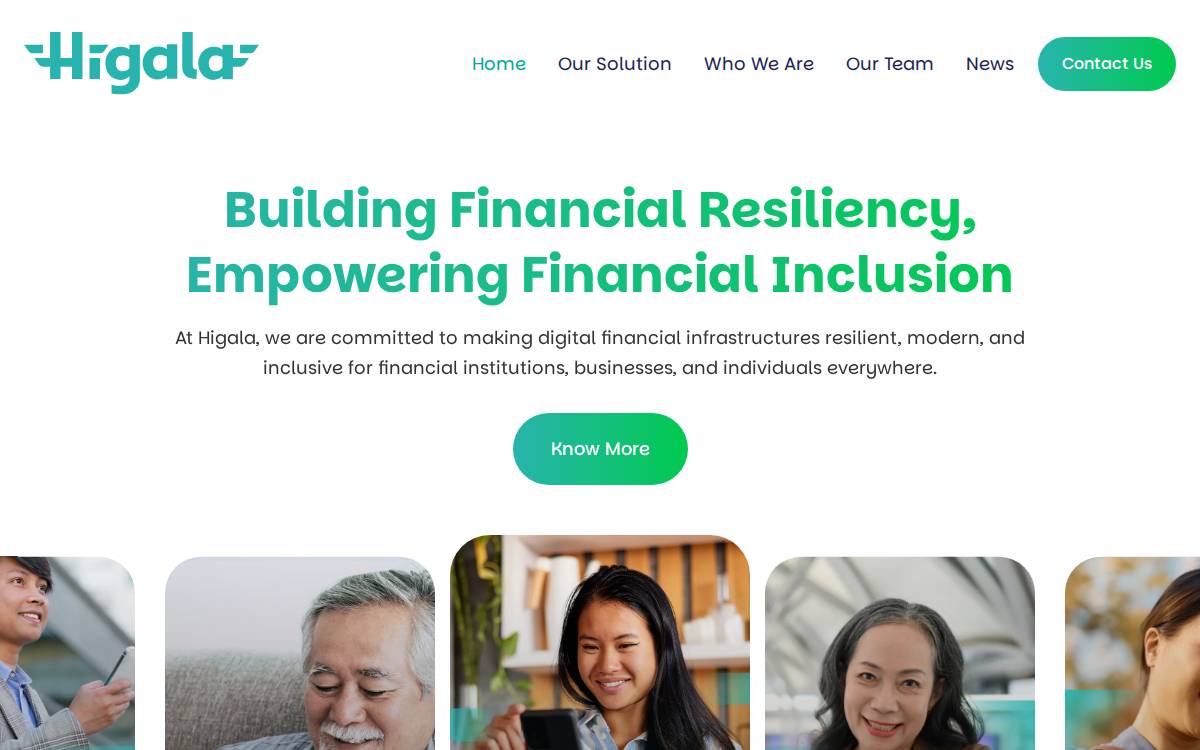 Higala website preview
