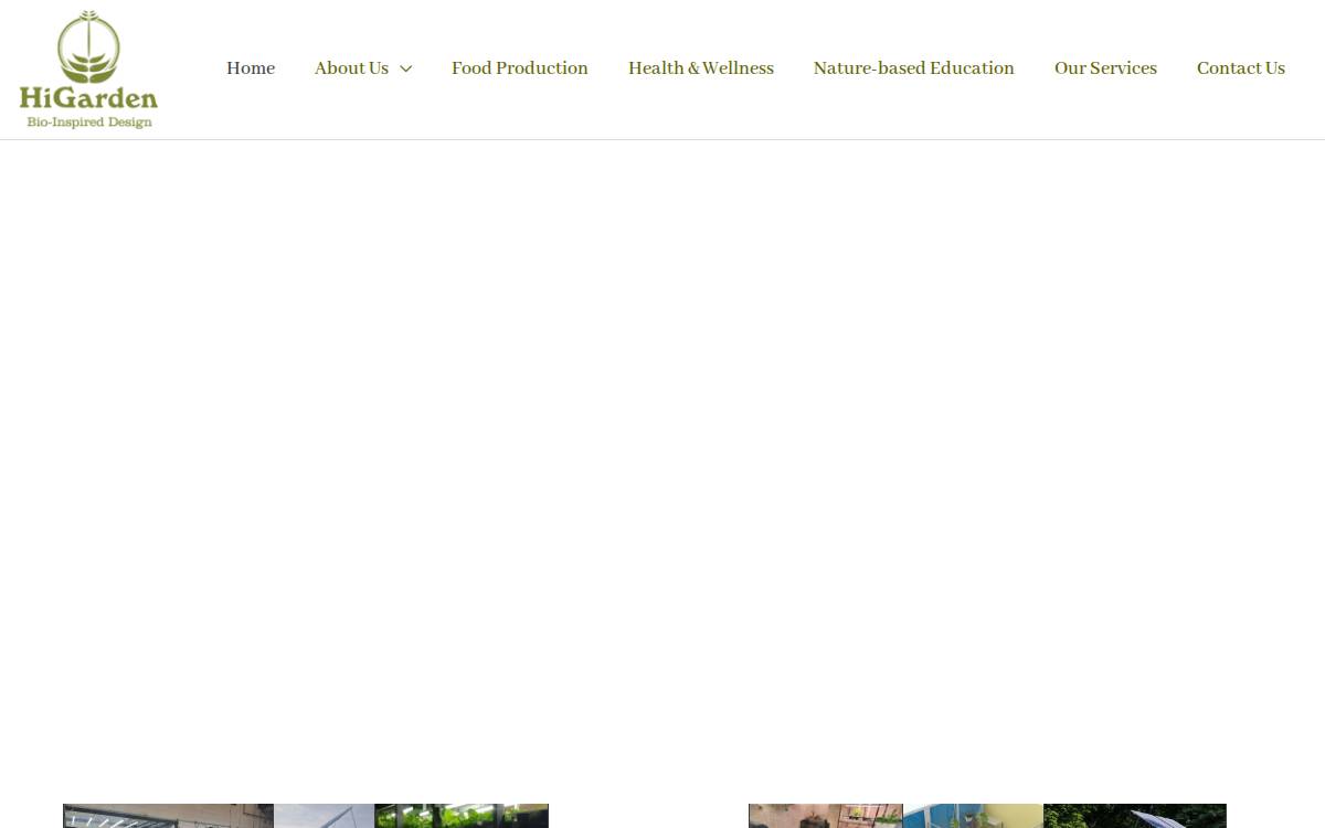 higarden website preview