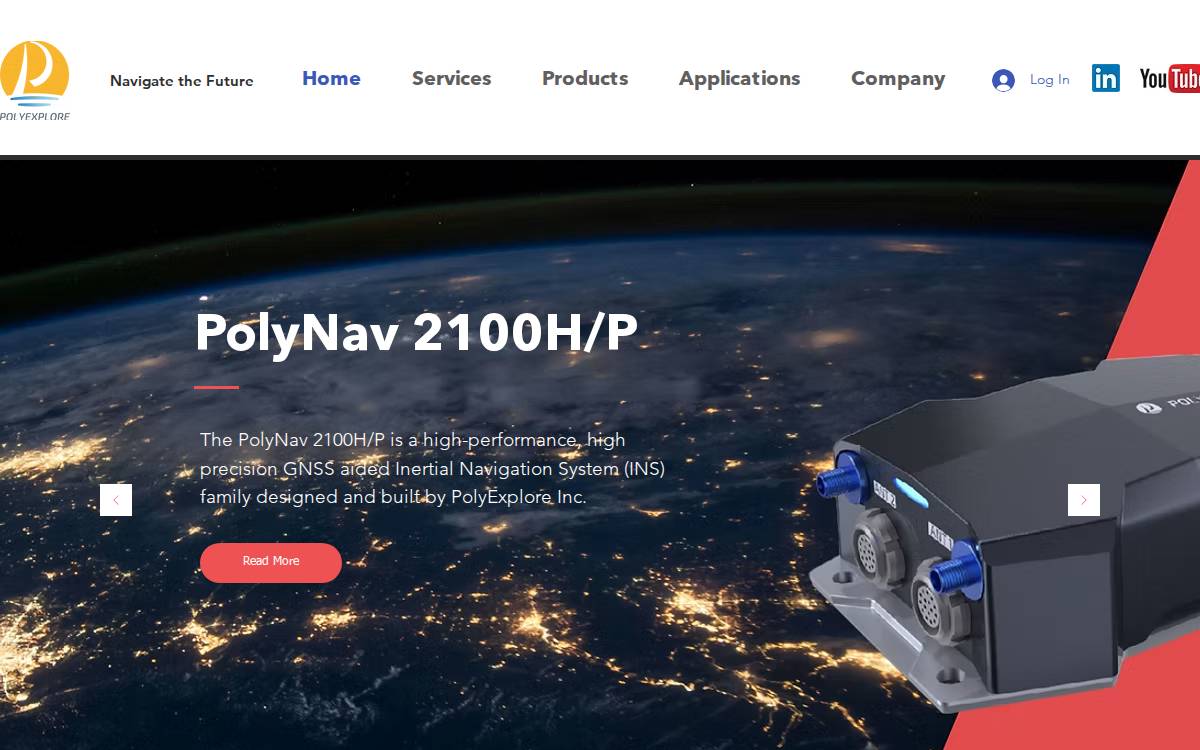 High-Performance, Cost-Effective Navigation Solutions website preview