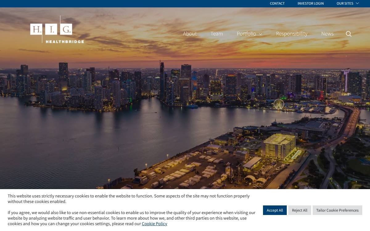 Highealthbridge website preview