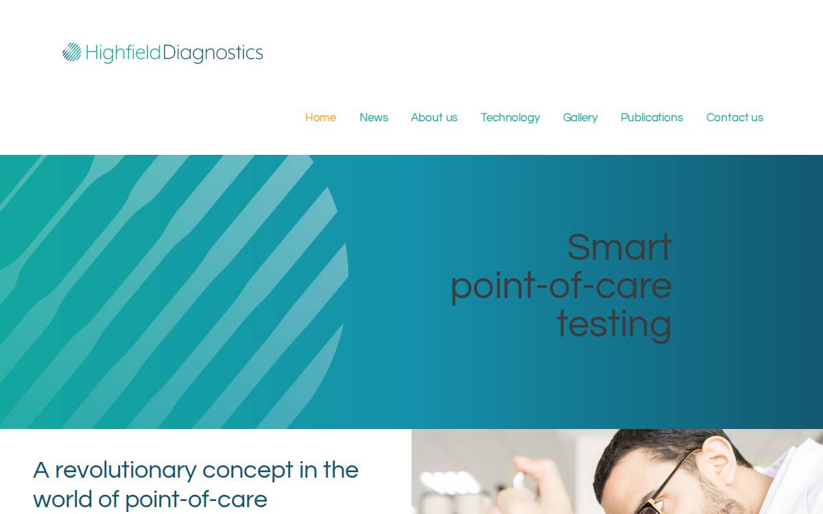 Highfield Diagnostics website preview