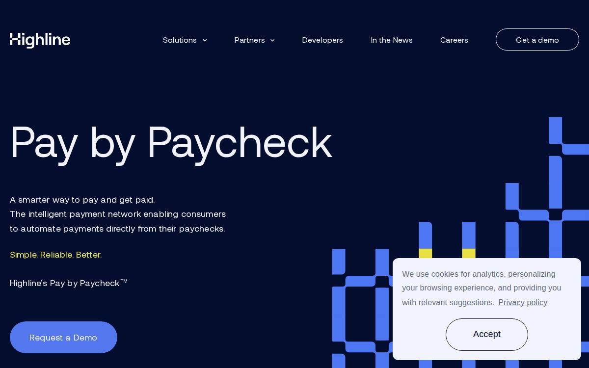 Highline website preview