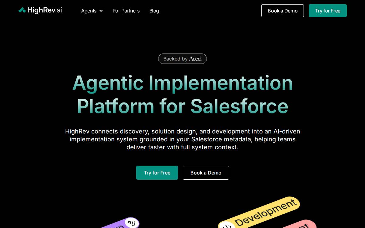 HighRev website preview