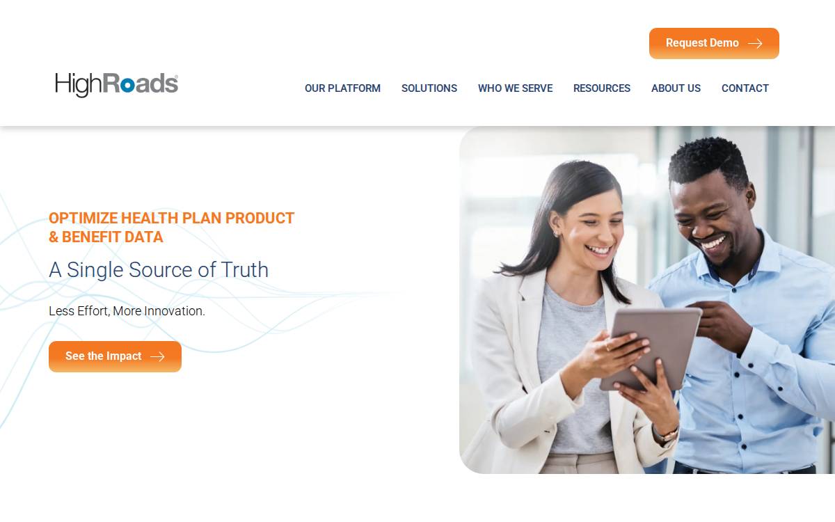 Highroads website preview