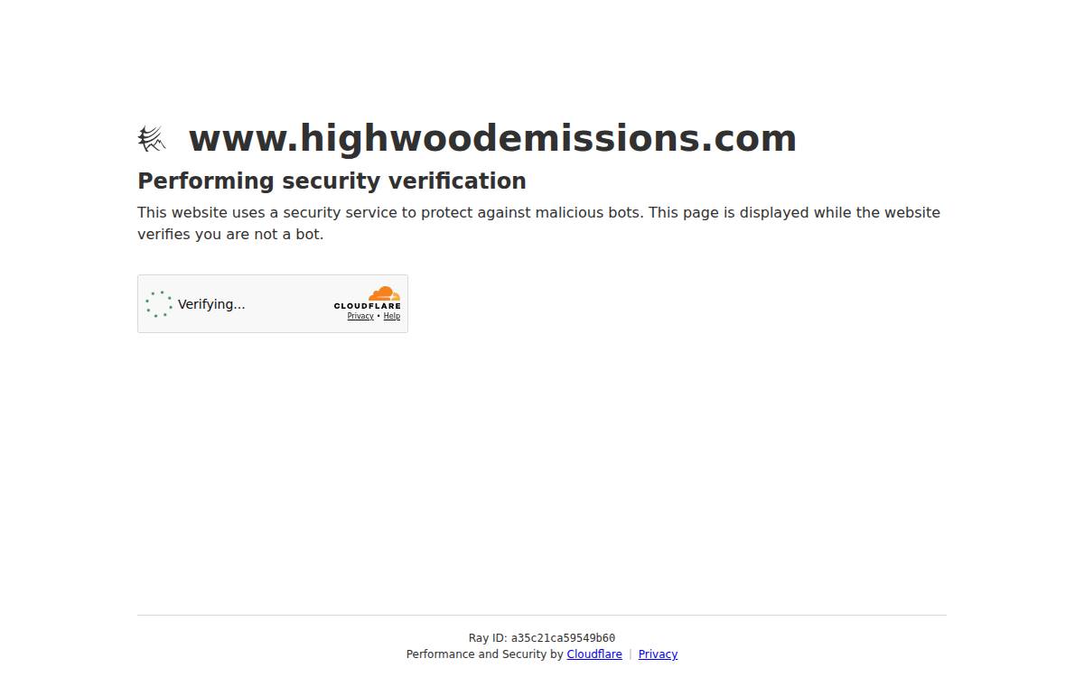 Highwood Emissions Management website preview
