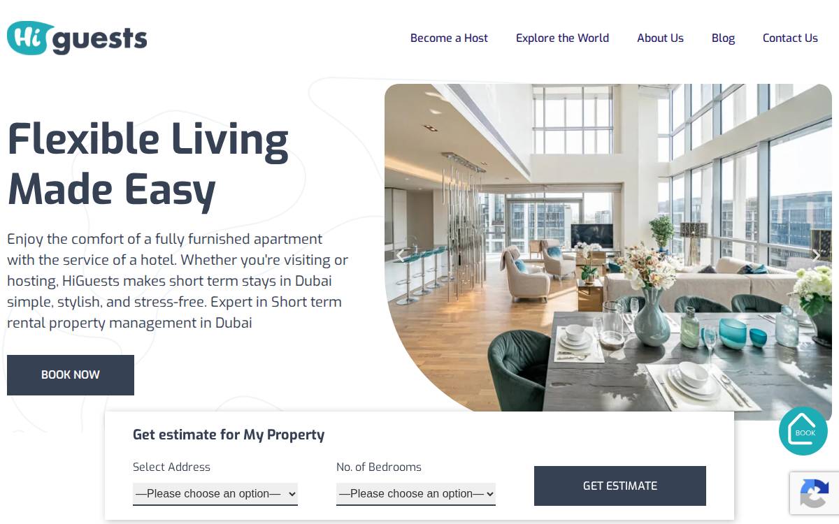 HiGuest website preview