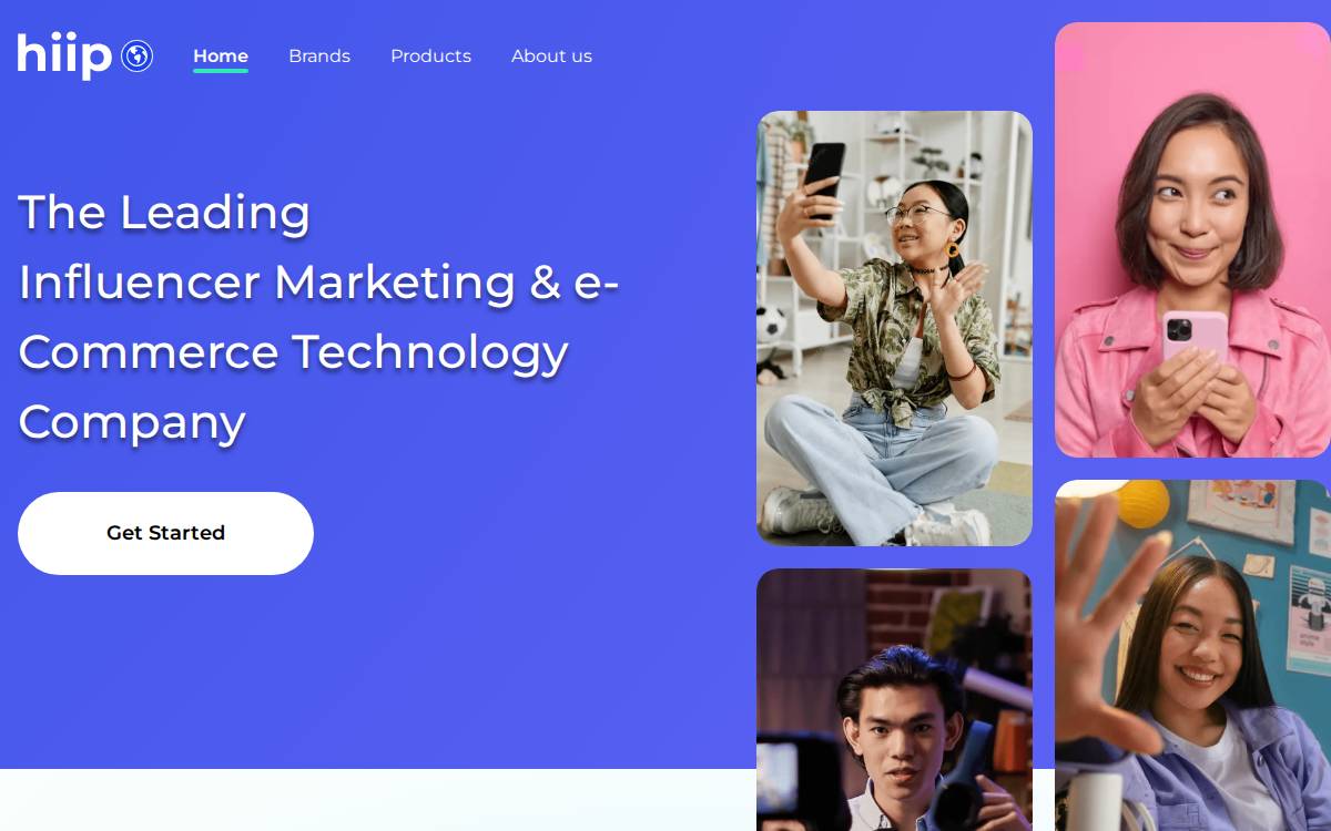 Hiip website preview