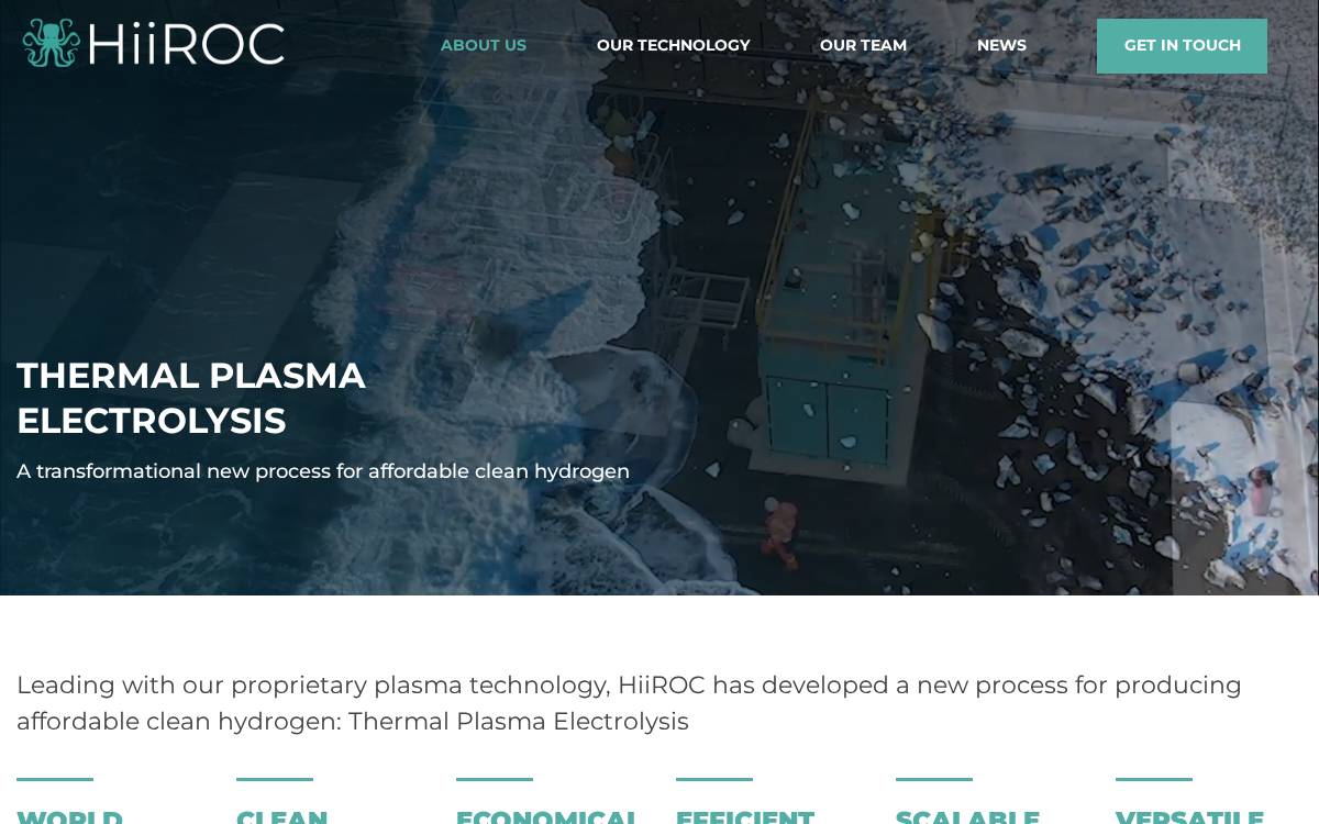 HiiROC website preview