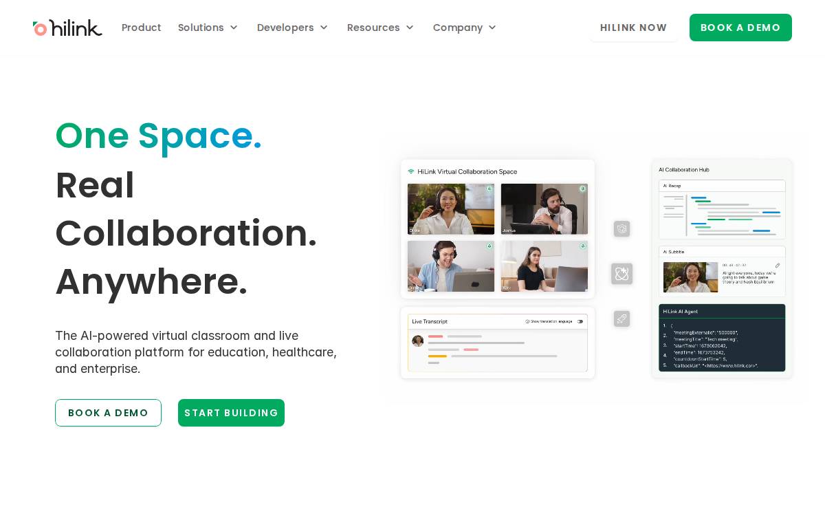 HiLink website preview
