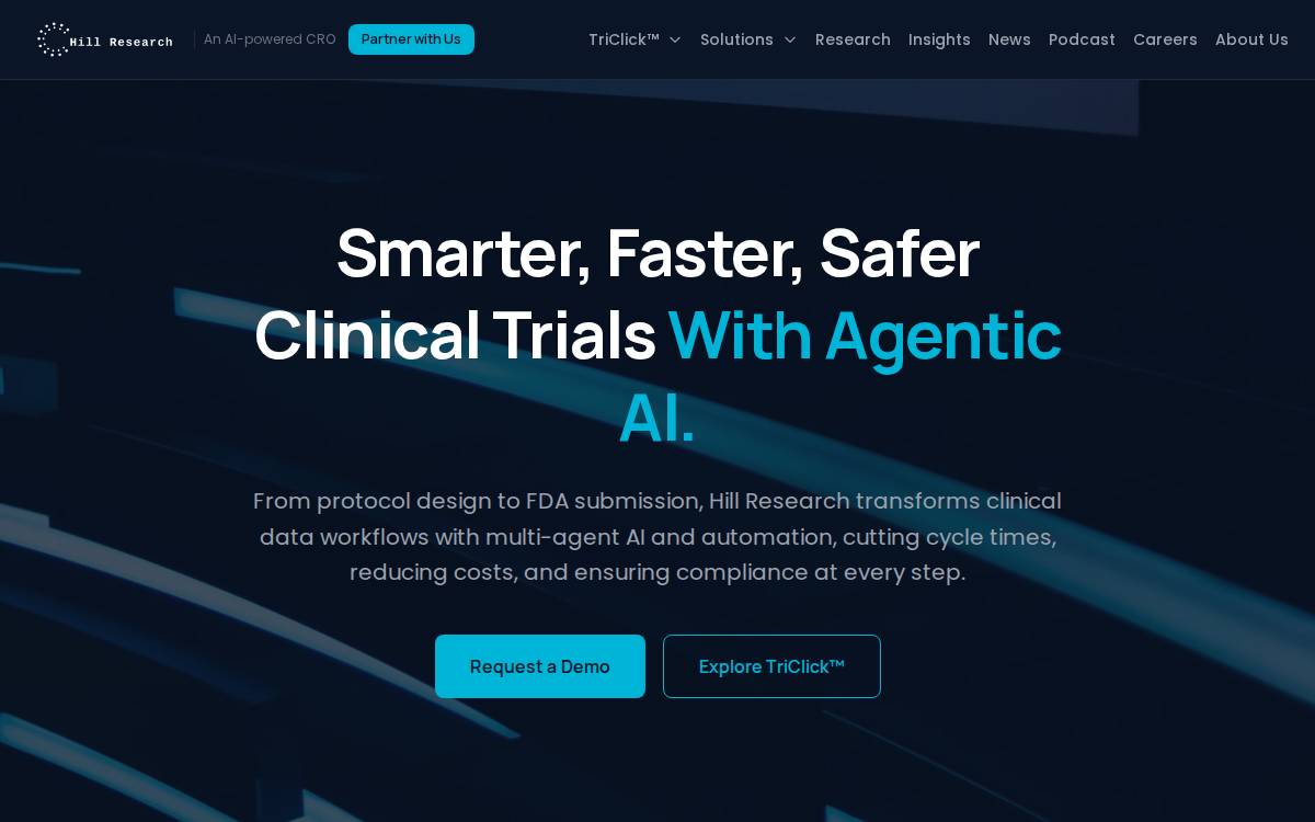 Hill Research website preview