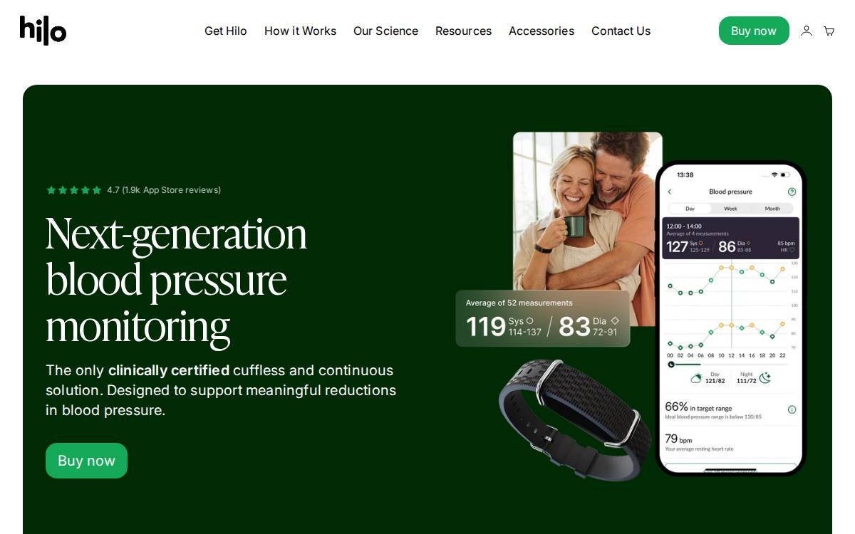 Hilo website preview