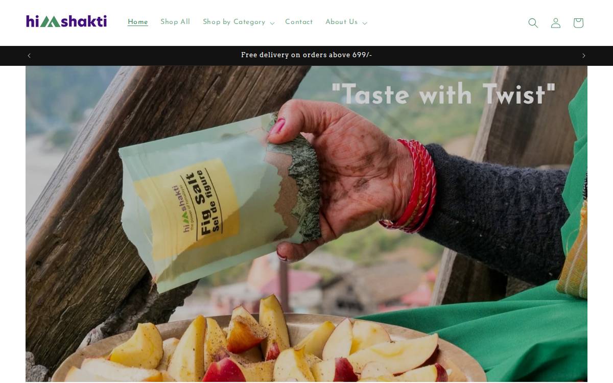Him Shakti website preview
