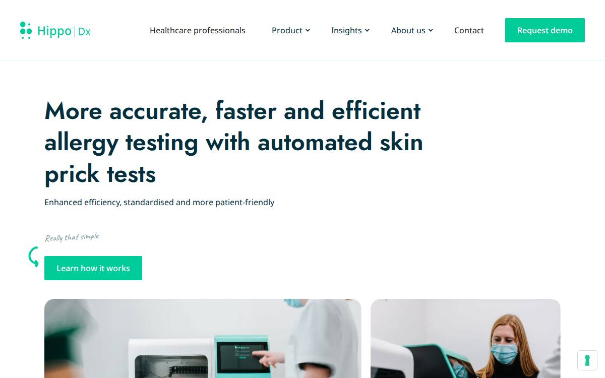 Hippo Dx website preview