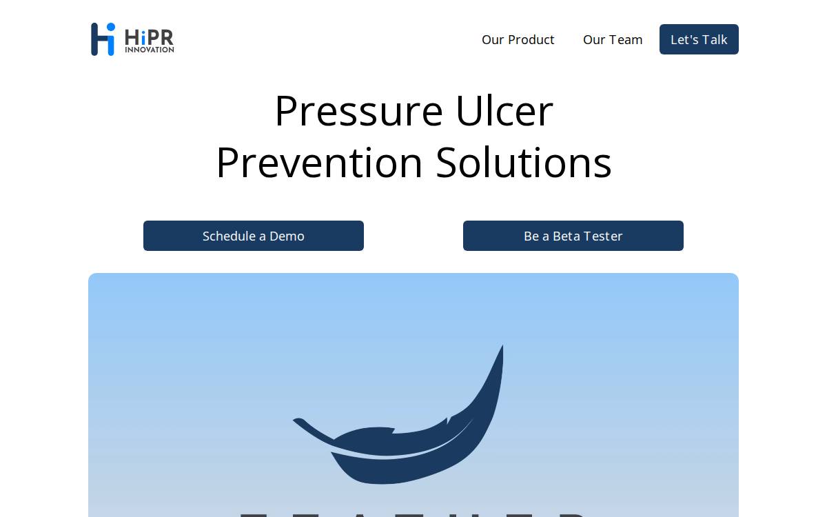 HiPR Innovation website preview