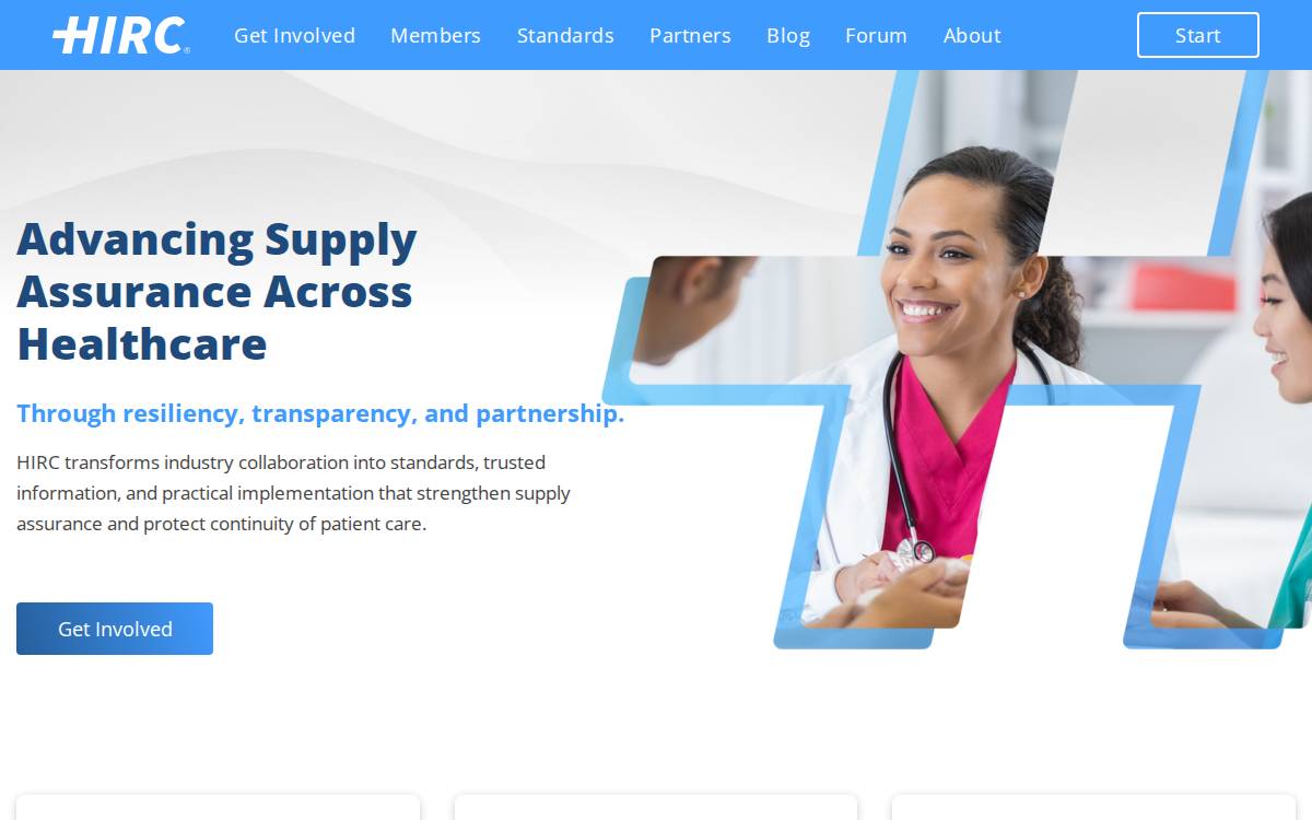 Hircstrong website preview