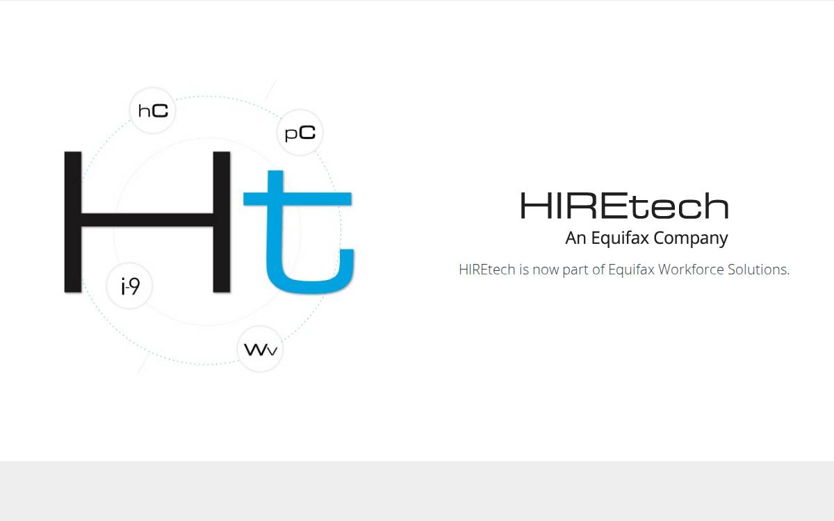 Hiretech website preview
