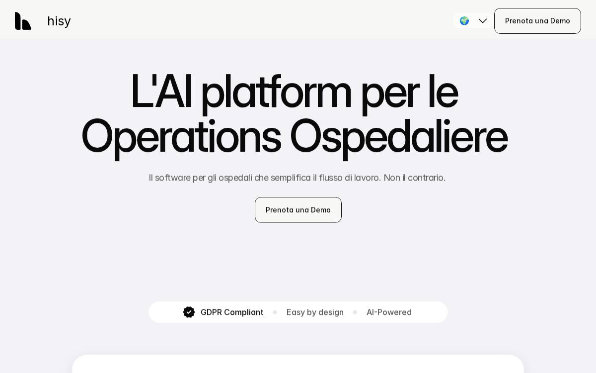 Hisy website preview
