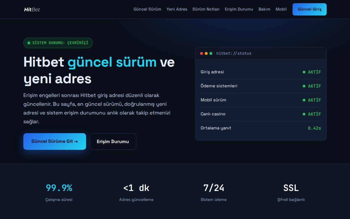 Hitbet website preview