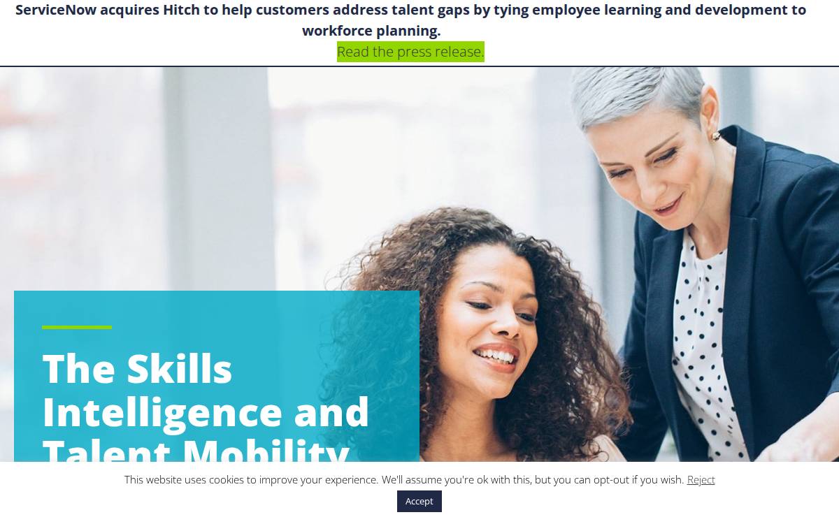 Hitch website preview