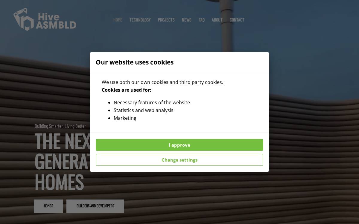 Hiveasmbld website preview