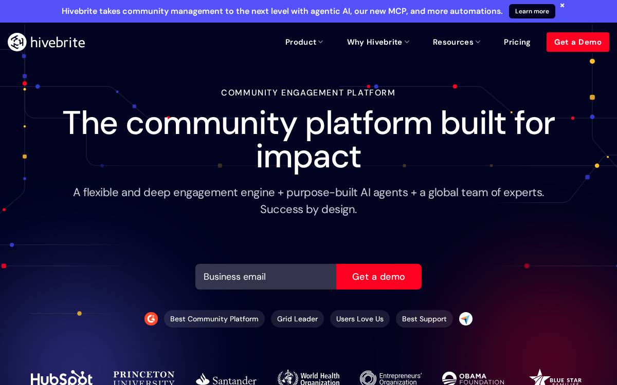 Hivebrite website preview