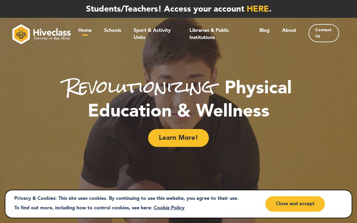 Hiveclass website preview