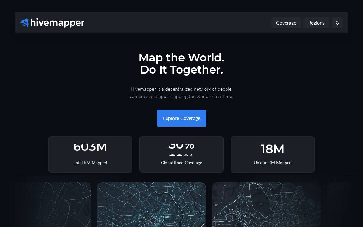 Hivemapper website preview