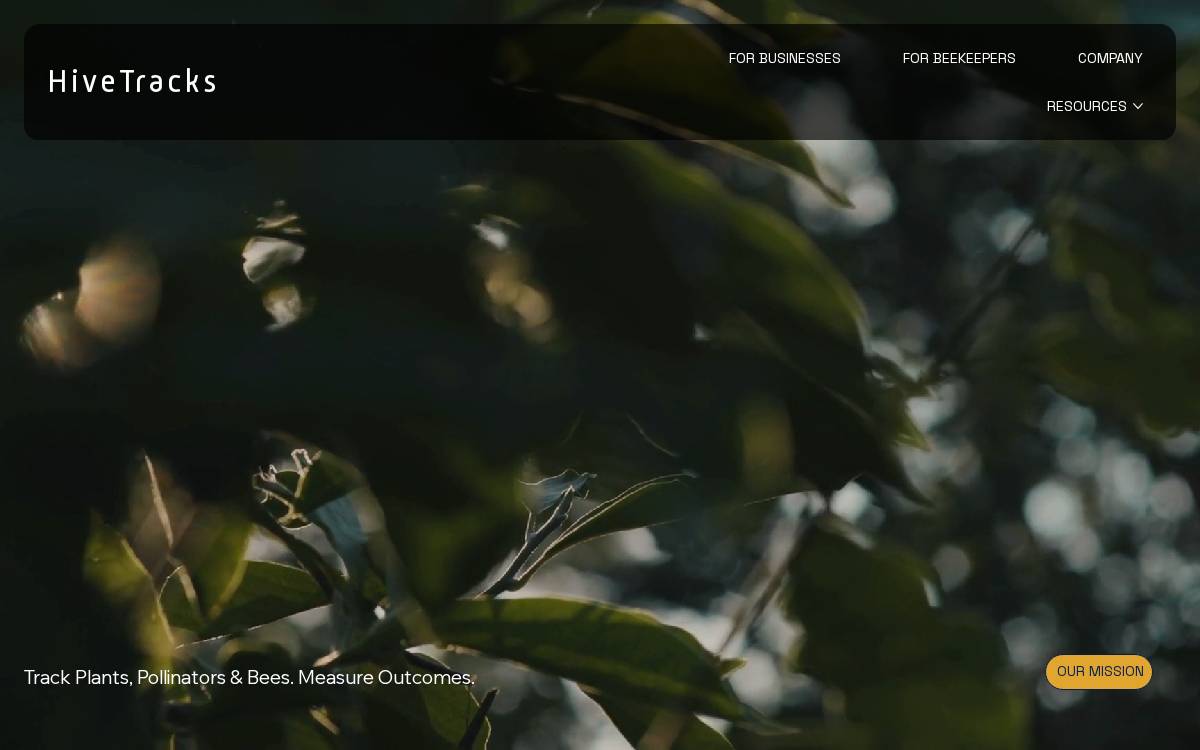 HiveTracks website preview