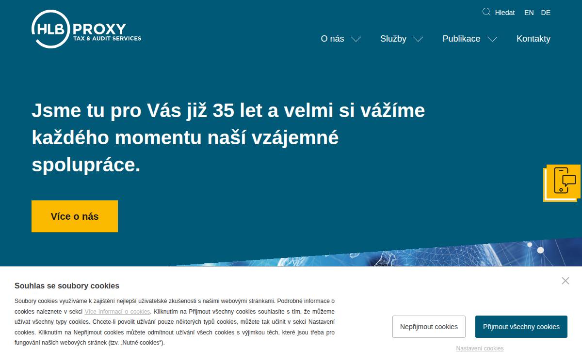 HLB PROXY website preview