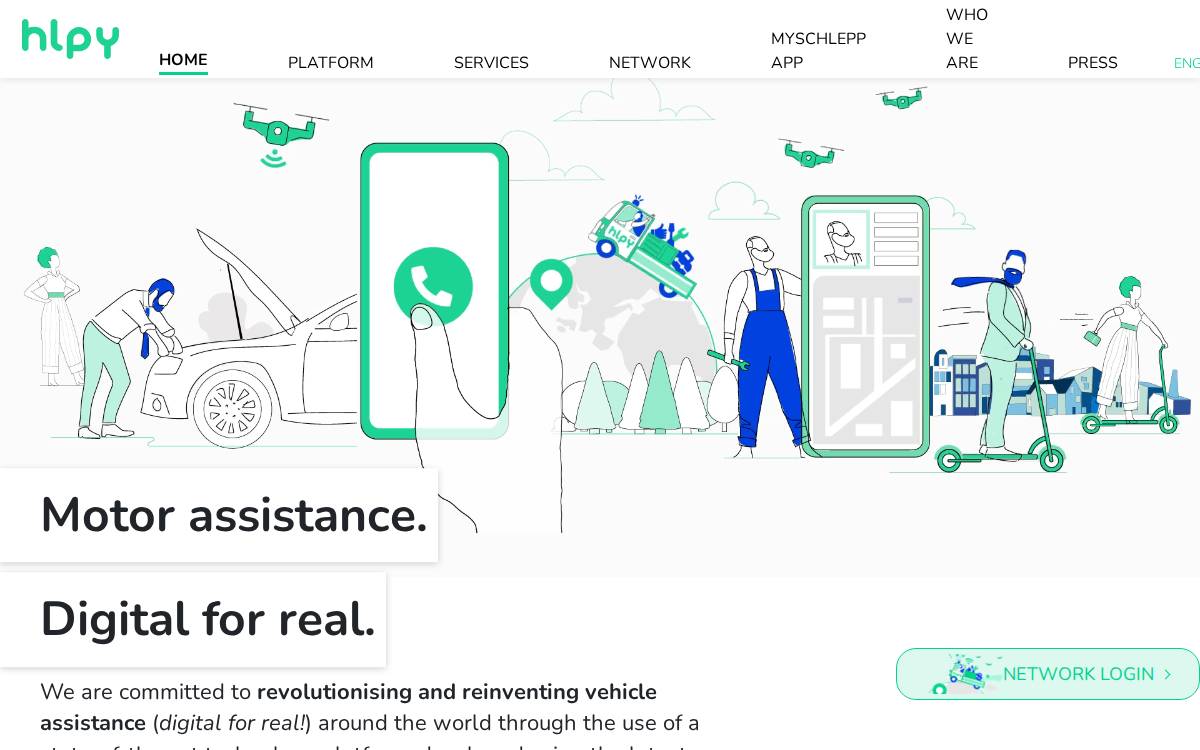 Hlpy website preview