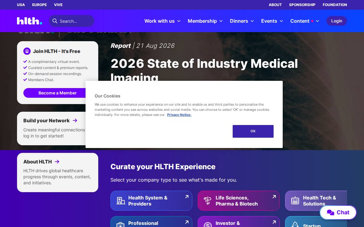 Hlth website preview
