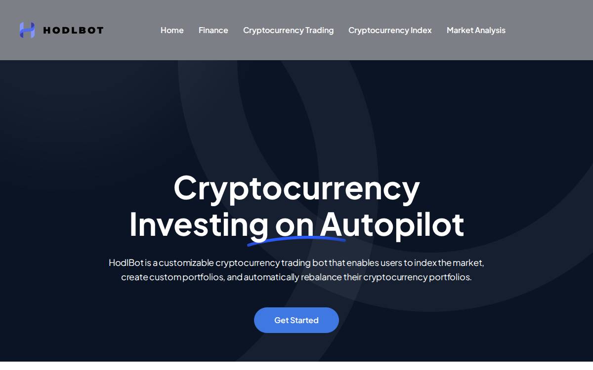 Hodlbot- 10610640 Canada Corp. Website website preview