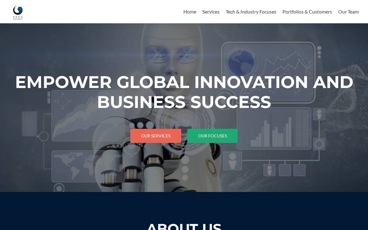 Hohotech website preview