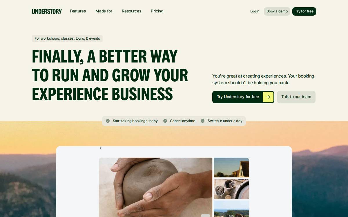Holdbar website preview