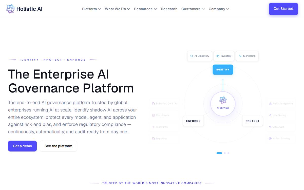 Holistic AI website preview